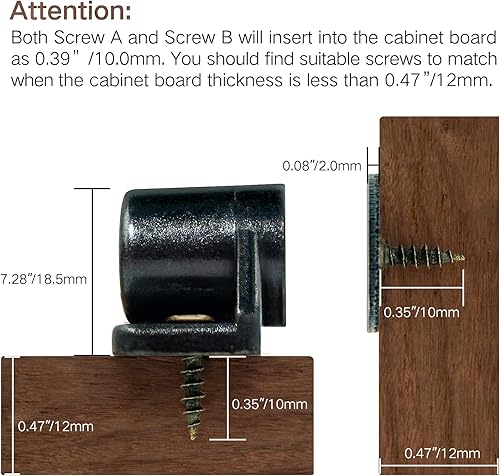 Miniatura 5 de Cierre magnético para puerta, paquete de 4 cierres magnéticos para gabinete, imanes de neodimio para puerta de gabinete, metal pistola