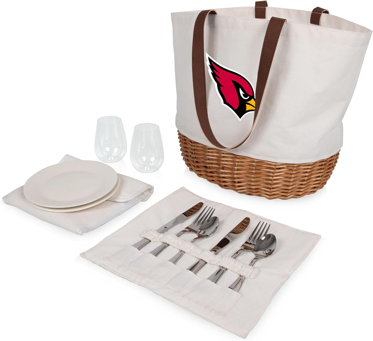 PICNIC TIME NFL Unisex-Adult NFL Promenade Picnic Basket