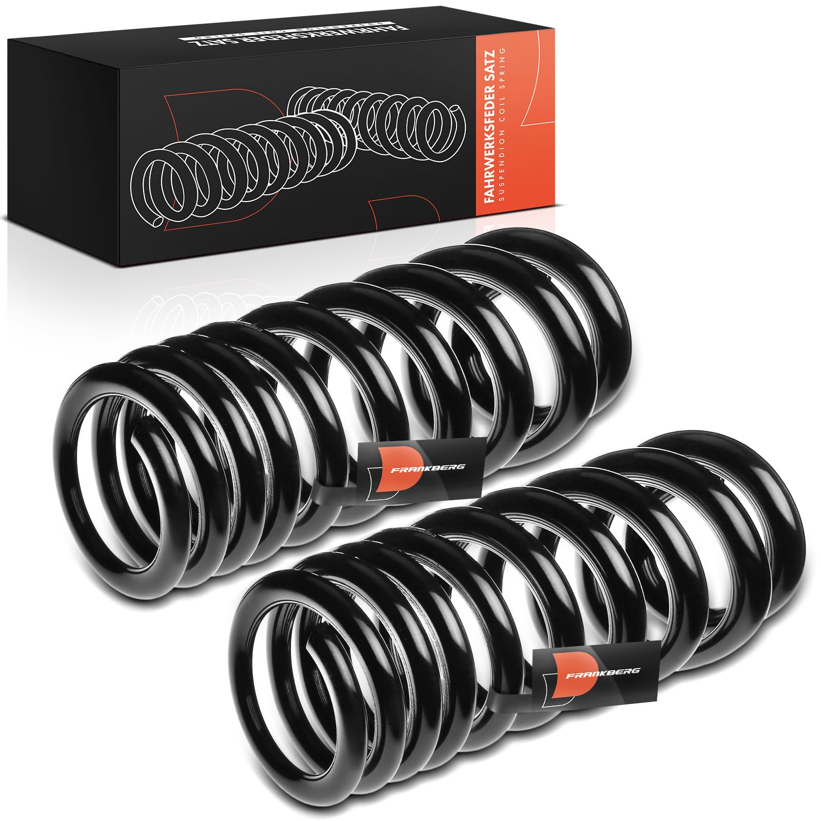 Frankberg 2 muelles de suspensión para eje trasero RG6534 | Compatible con: Clase M W164