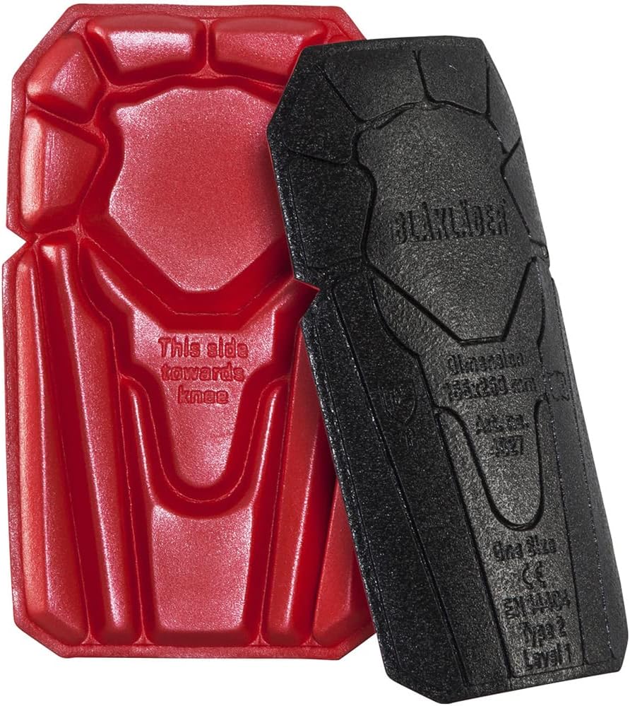 BLAKLADER 4048: Top Load Kneepad, Color: Black/Red (404812039956)