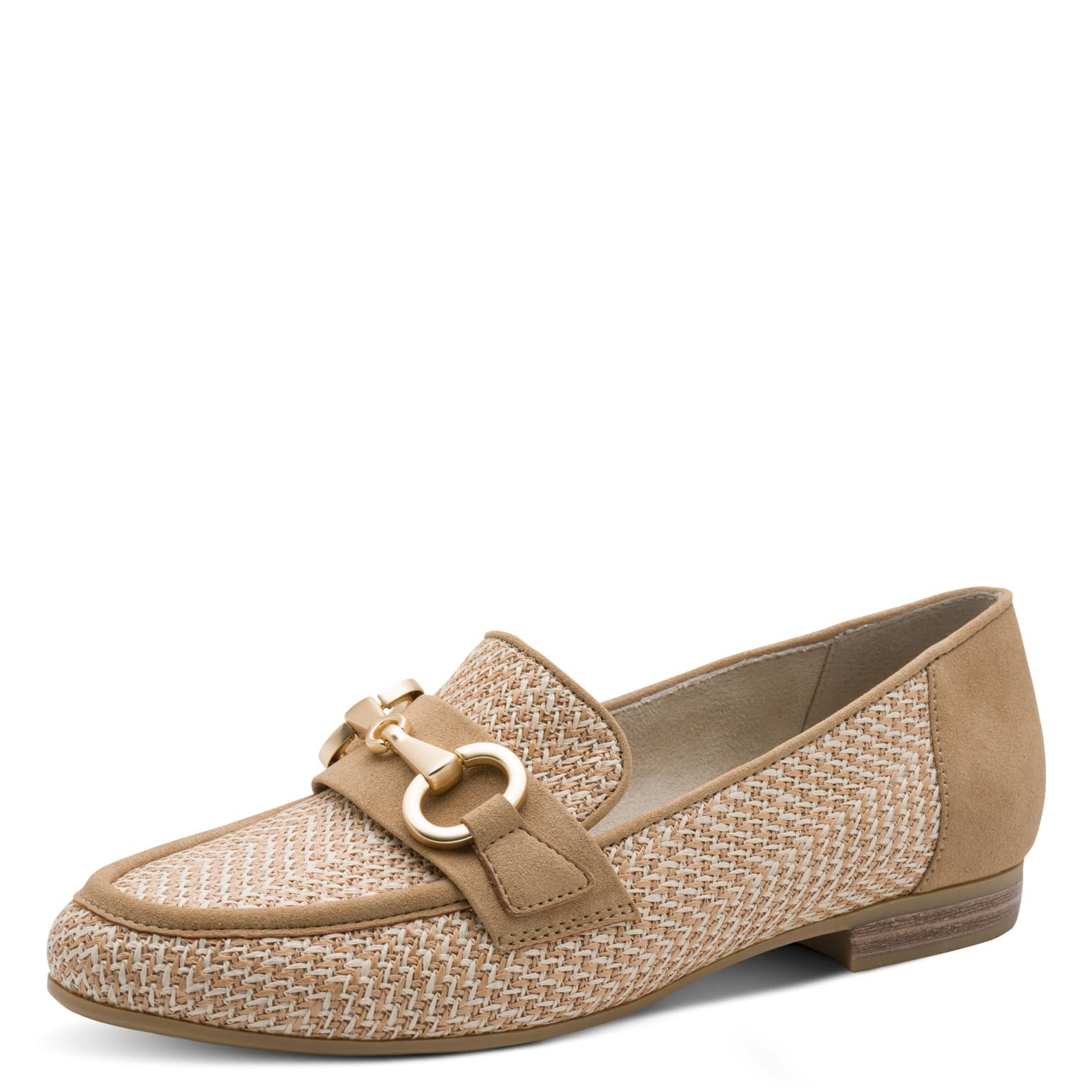 Jana Women's Damen Slipper Vegan 8-24265-44 Loafer, Lt Natural, 6 UK