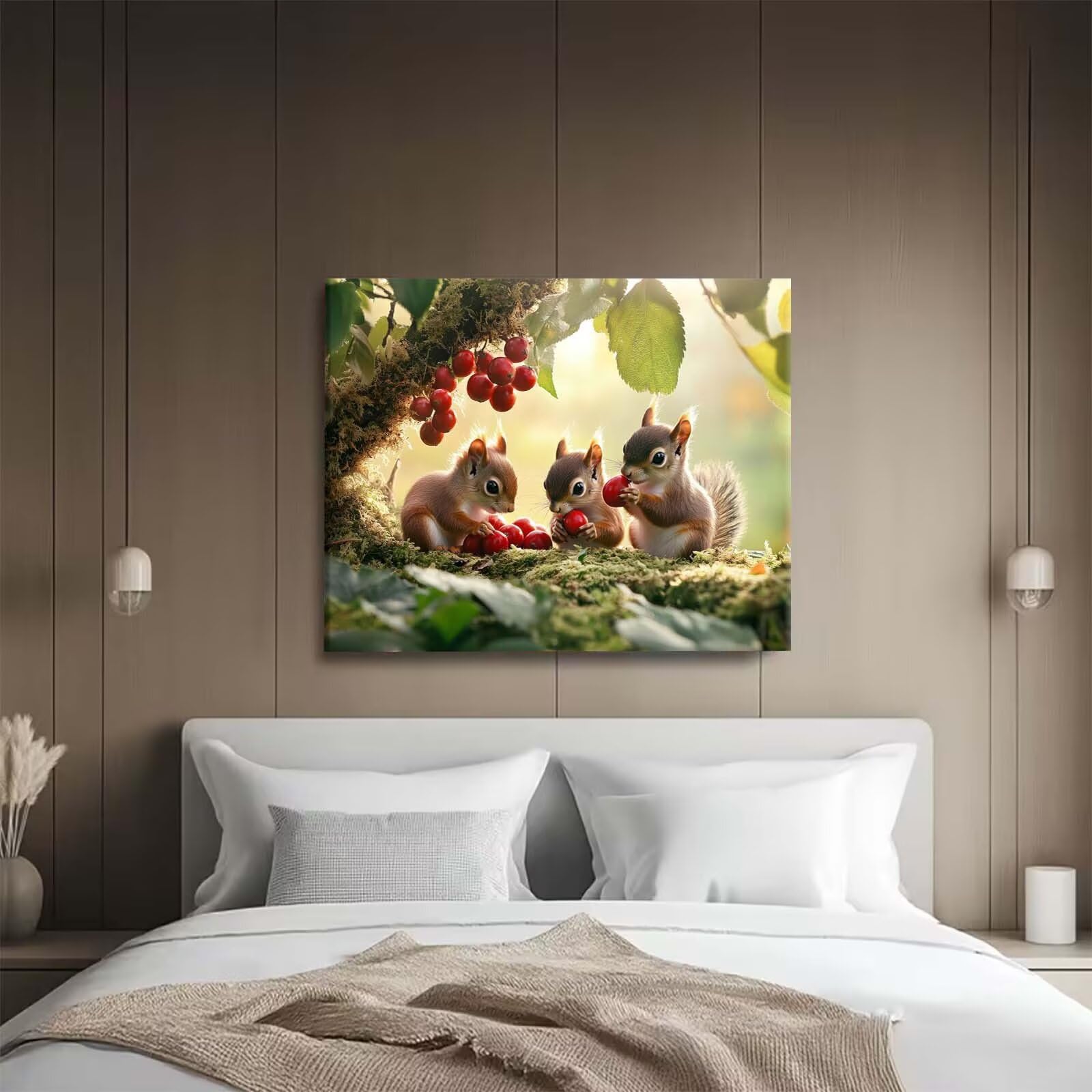 animal Pintar por Numeros Adultos, DIY Paint by Numbers Kits 60x80cm j0-603