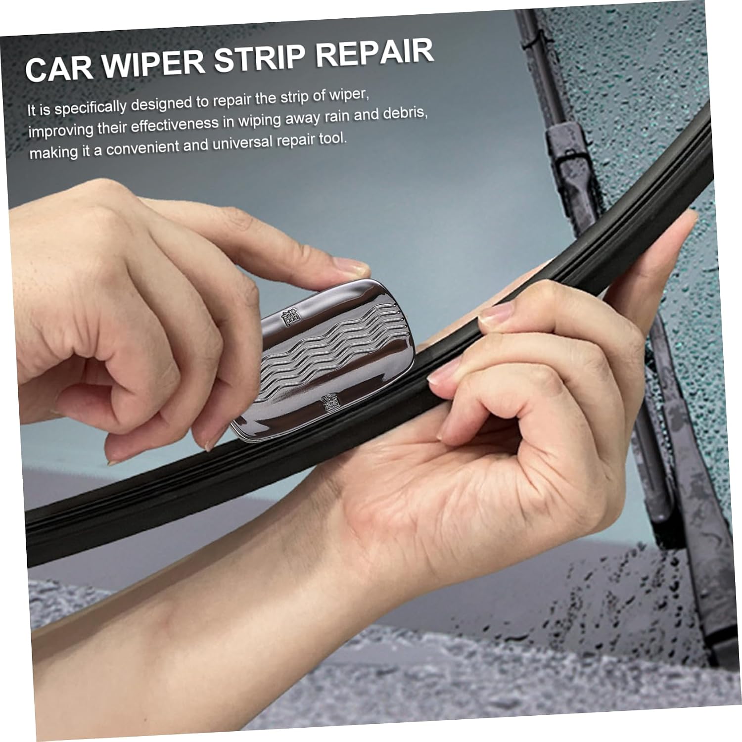 ULTECHNOVO Wiper Strip Repairer for Car Windshield Wiper Strip Tool Accessory Kit Diy Car Repair