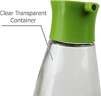 Vista 7 de EIKS 2 Set Glass Cruet Bottles Dispenser for Olive Oil Vinegar Soy Sauce, Suitable for Kitchen Cooking Barbecue Usage