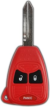 KeylessOption Key Fob for 2004 2005 2006 2007 2008 2009 2010 2011 2012 2013 2014 2015 2016 2017 Chrysler 300 Dodge Charger Jeep Cherokee Remote, 3-Button OHT692427AA, Programming Guide Included