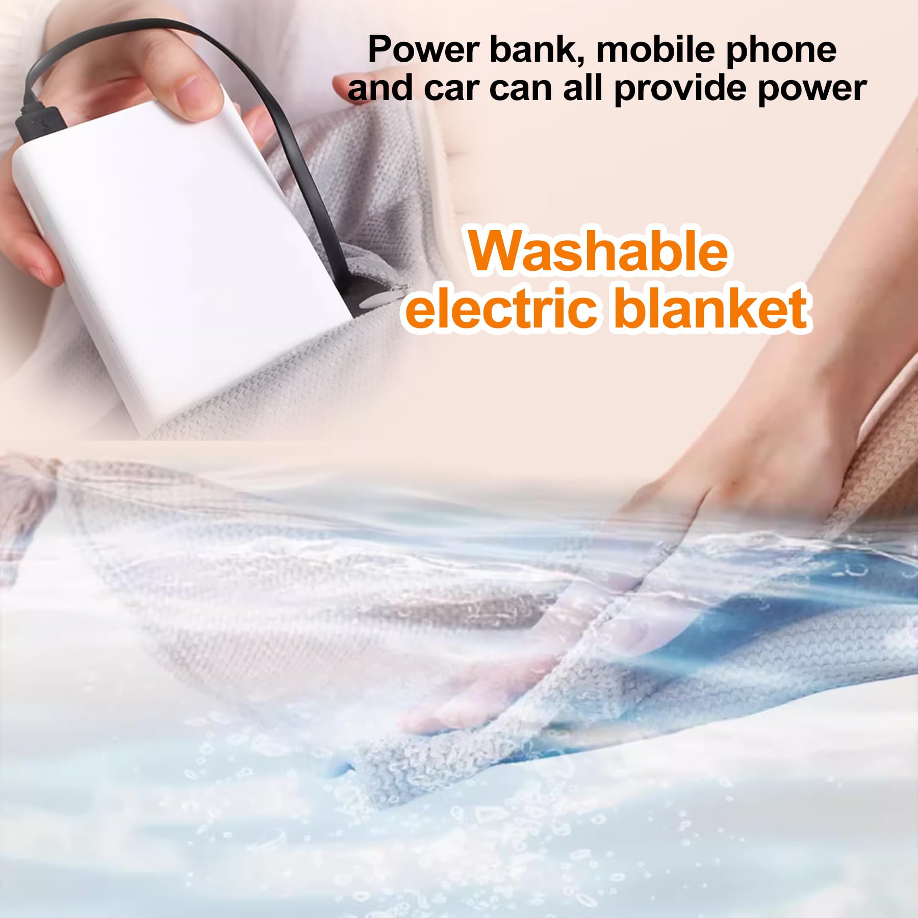 Heated Shawl Wraps For Women,Portable USB Battery-powered Electric