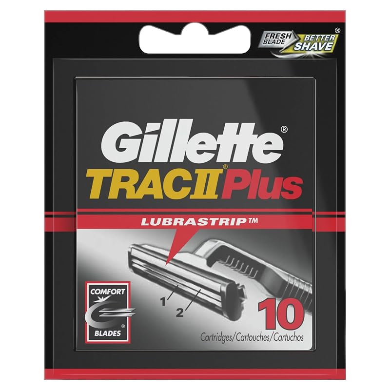 Cartuchos de reposição Gillette TRAC II, pacote com 30 unidades