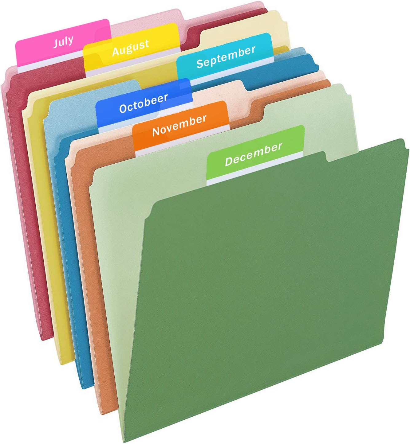 SIQUK 520 Pieces Tabs 2 inch Sticky Tabs Colored Index Tabs Page Markers for Reading Notes, Books and File Folders, 26 Sets 12 Colors