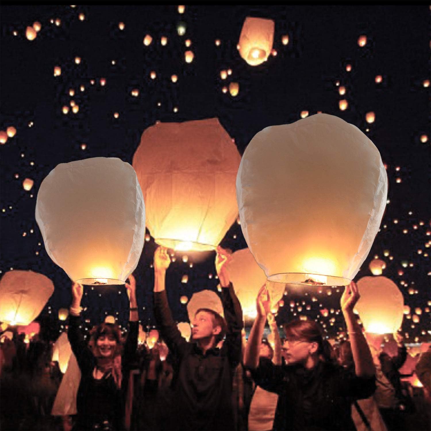 20 PCS White Paper Lanterns, You can use These Lanterns to Easily Create a Style Festive Atmosphere, Lanterns for Birthday Party Wedding Decoration and Outdoor Events.