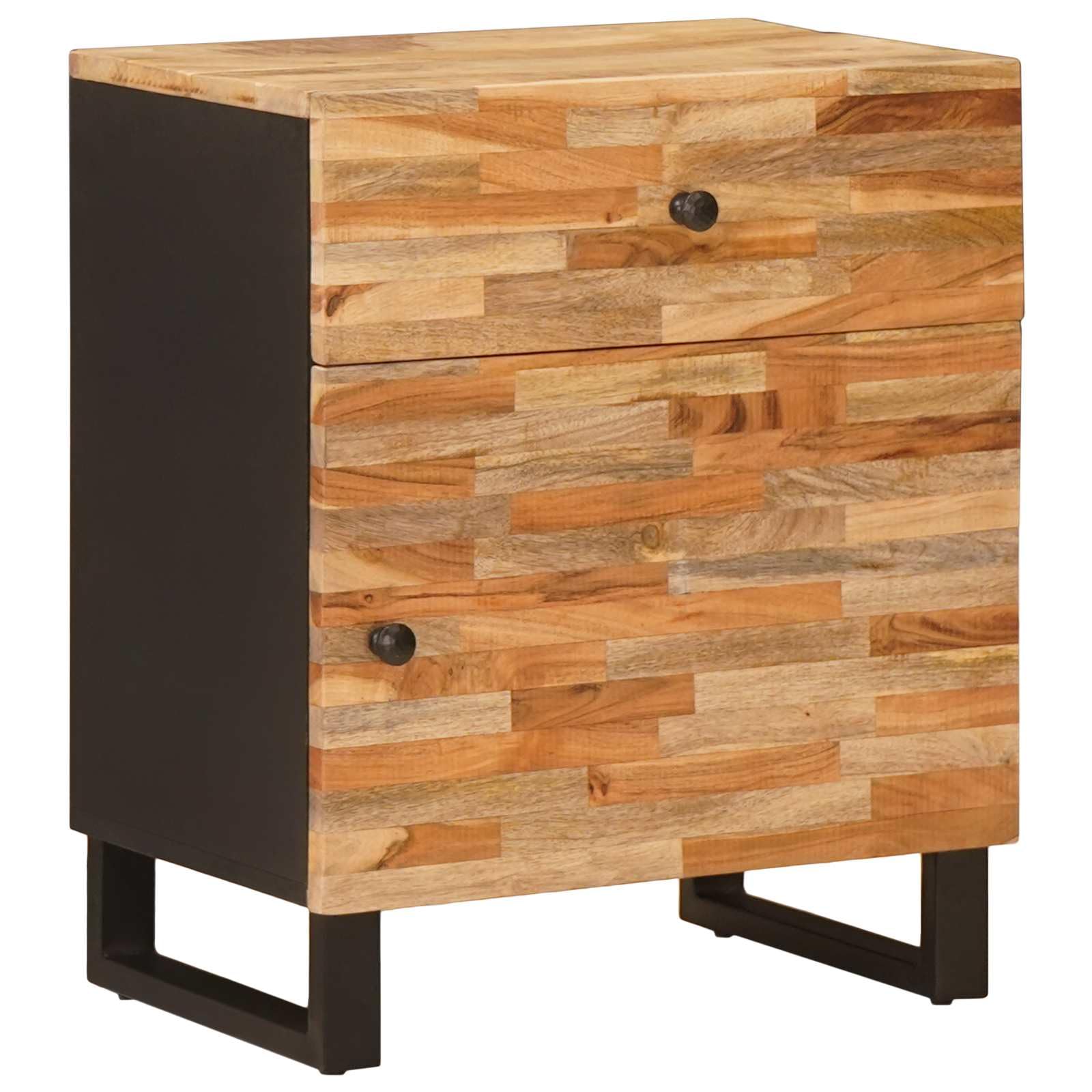 Table d'appoint en manguier pour un salon chaleureux ou une chambre épurée