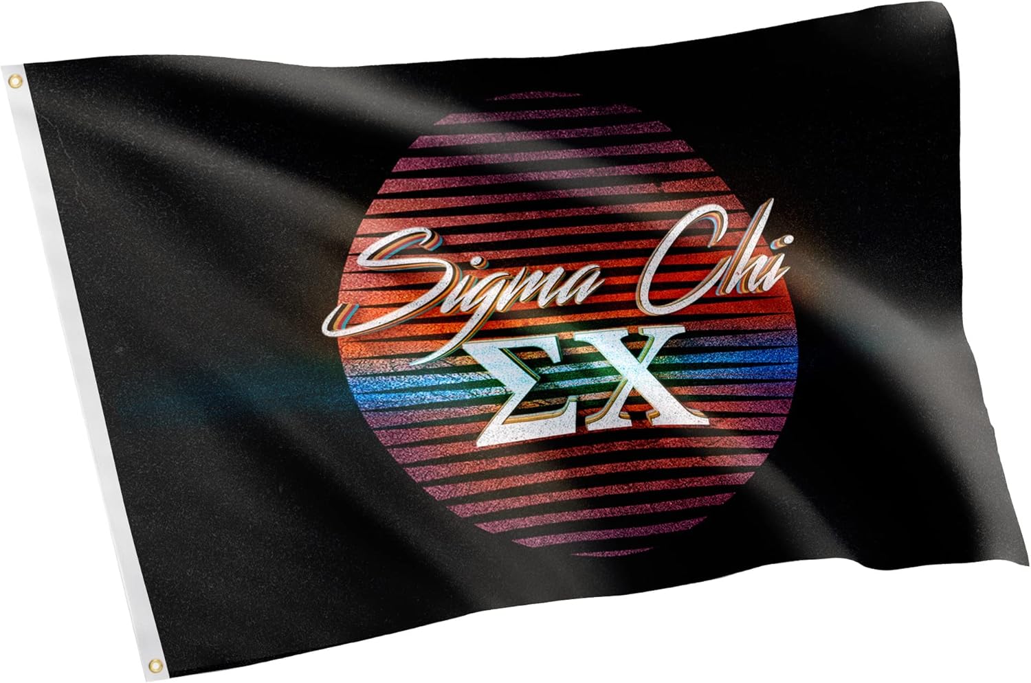 Desert Cactus Sigma Chi Flag 80's letter Fraternity Banner 3x5 feet Flags (Flag - 80â€™s)