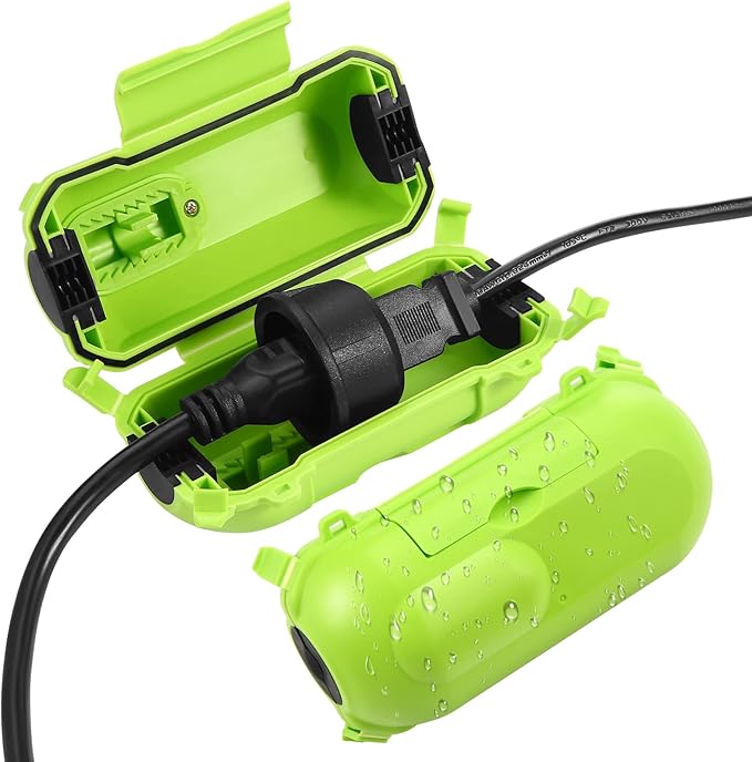 [2 Pack] Upgraded Outdoor Extension Cord Safety Cover, IP44