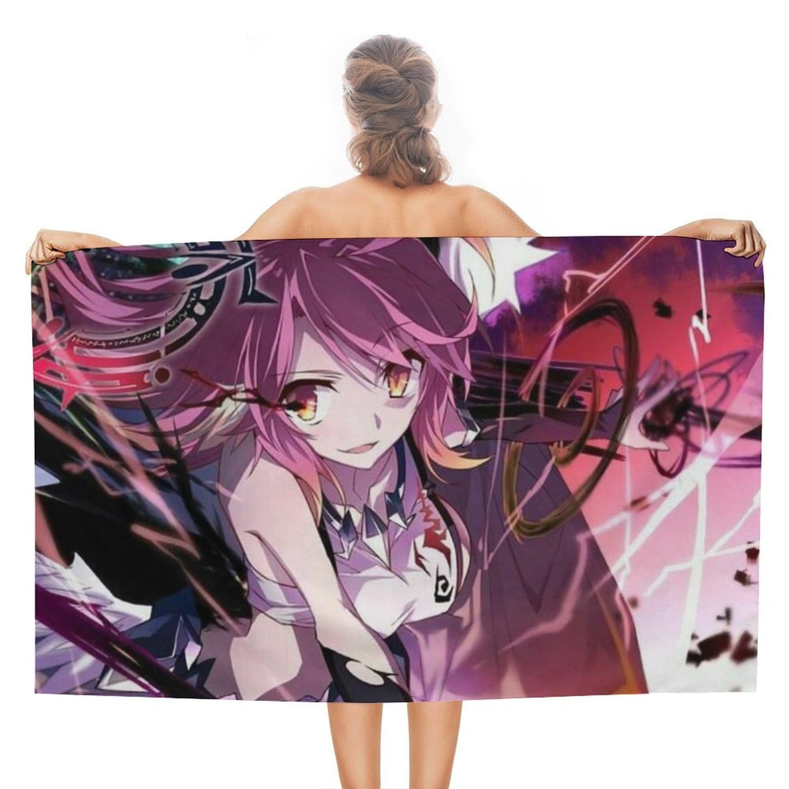 Amazon.co.jp: バスタオル ノーゲーム・ノーライフ NGNL ジブリール 