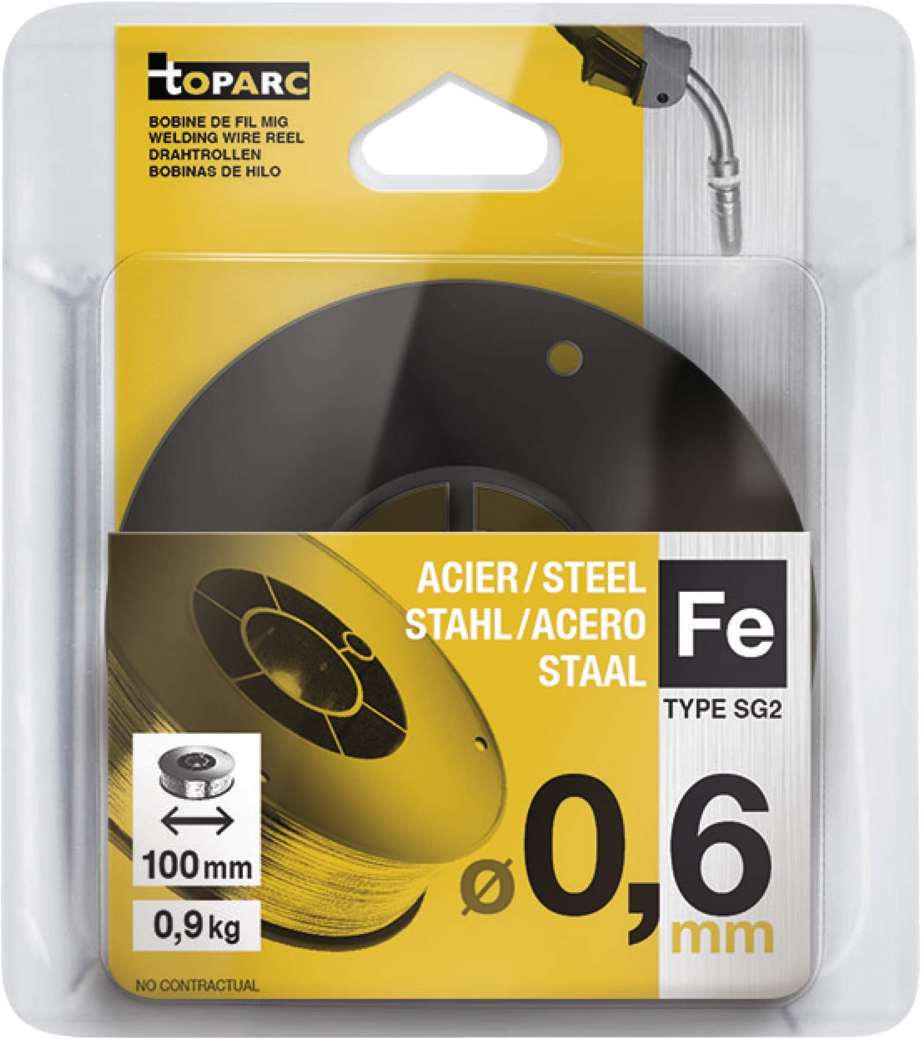 GYS 086593 0.6mm 0.9Kg Steel MIG Wire