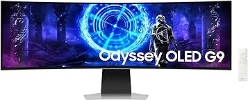 Samsung 49 Inch G9 OLED Silver DQHD Gaming Monitor with 240 Hz Refresh Rate, 0.03 ms, G-Sync, Gaming Hub - (LS49DG954SNXGO) [Canada Version] (2024)