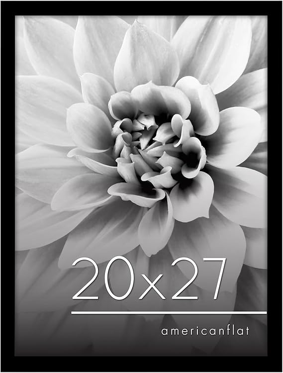Americanflat 20x27 Picture Frame with Polished Plexiglass