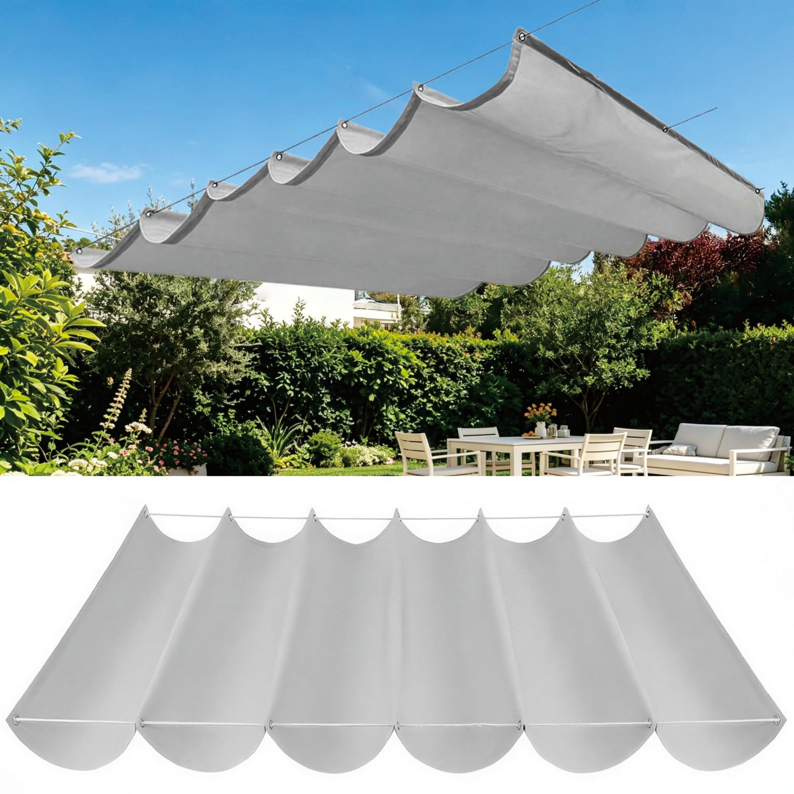 Voile d'ombrage imperméable : fini la chaleur et la pluie sur votre terrasse
