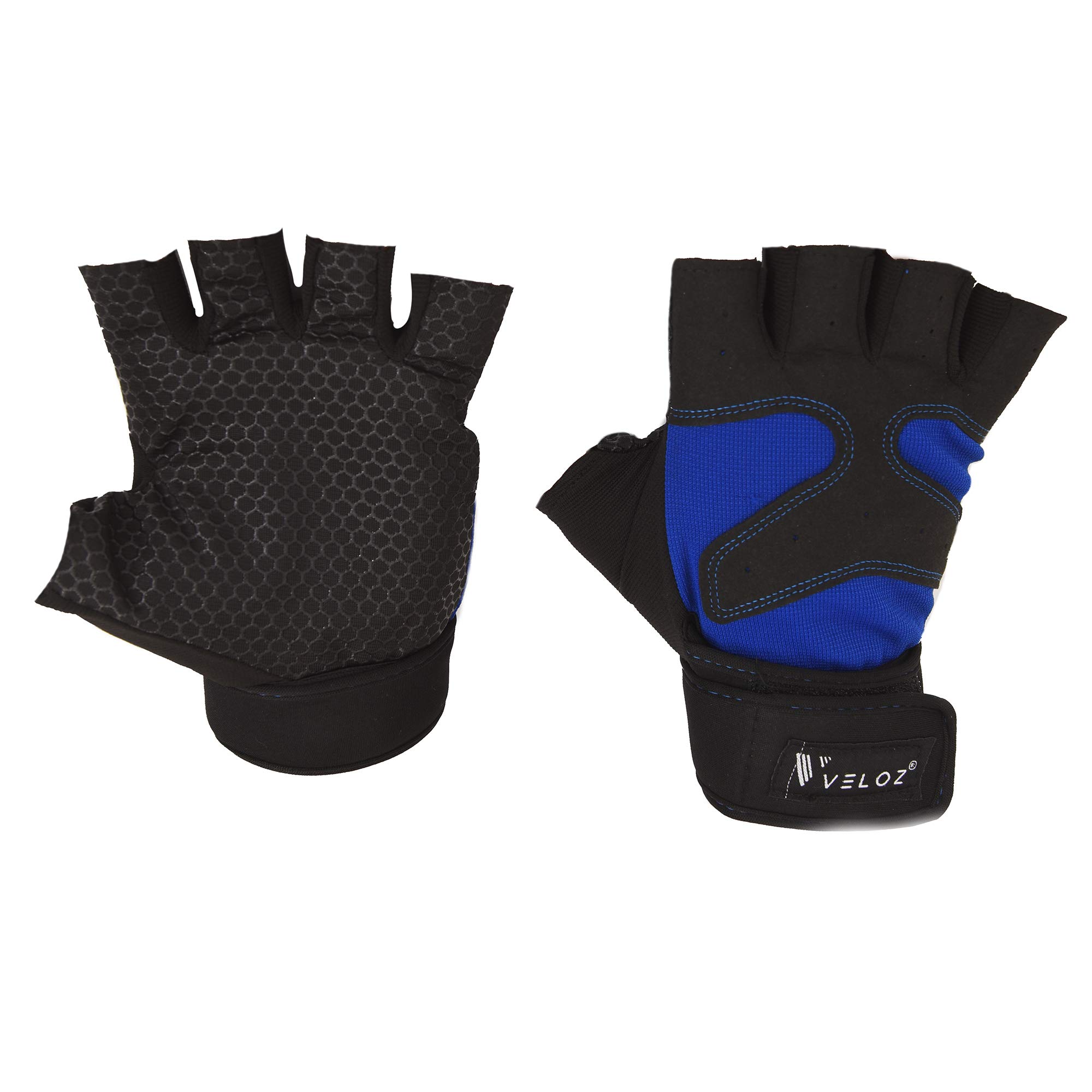 Veloz I Non-Slip Dots I Gym Gloves with Wrist Wraps Support I Gym, Workout, Cross Fit, Fitness & Cross Training, Outside Activities I for Men & Women (B07MQWH6XN) Amazon Price History, Amazon Price Tracker