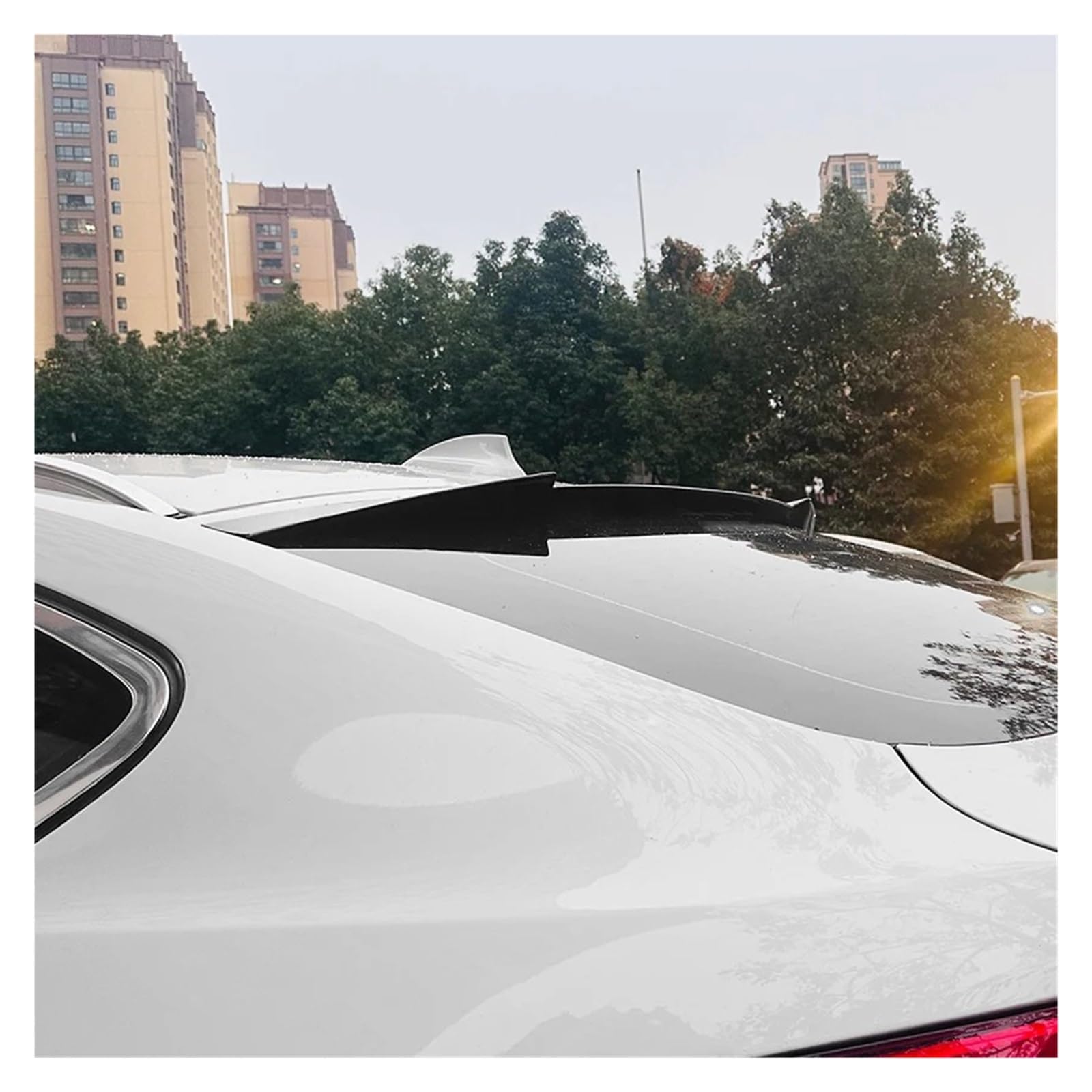 Alerón Trasero para Techo para BMW para X6 F16 2015-2019 Alerón Trasero Superior ala Fija Kit Carrocería para Maletero Coche Auto Spoiler ala del Alerón Trasero(Glossy Black)