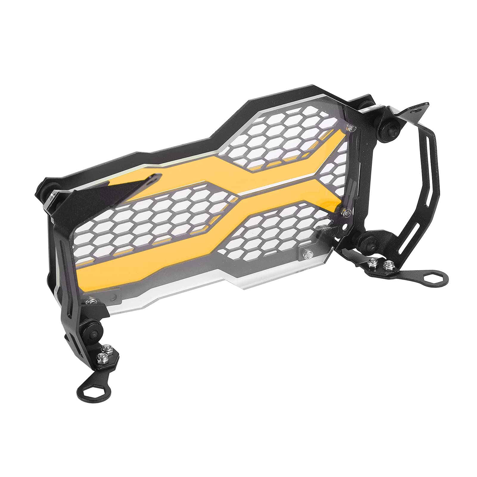 Protector de Luz Delantera, Protector de Rejilla de Faro, Reemplazo Duradero para R1250GS ADV 2021 para Motocicleta(naranja)