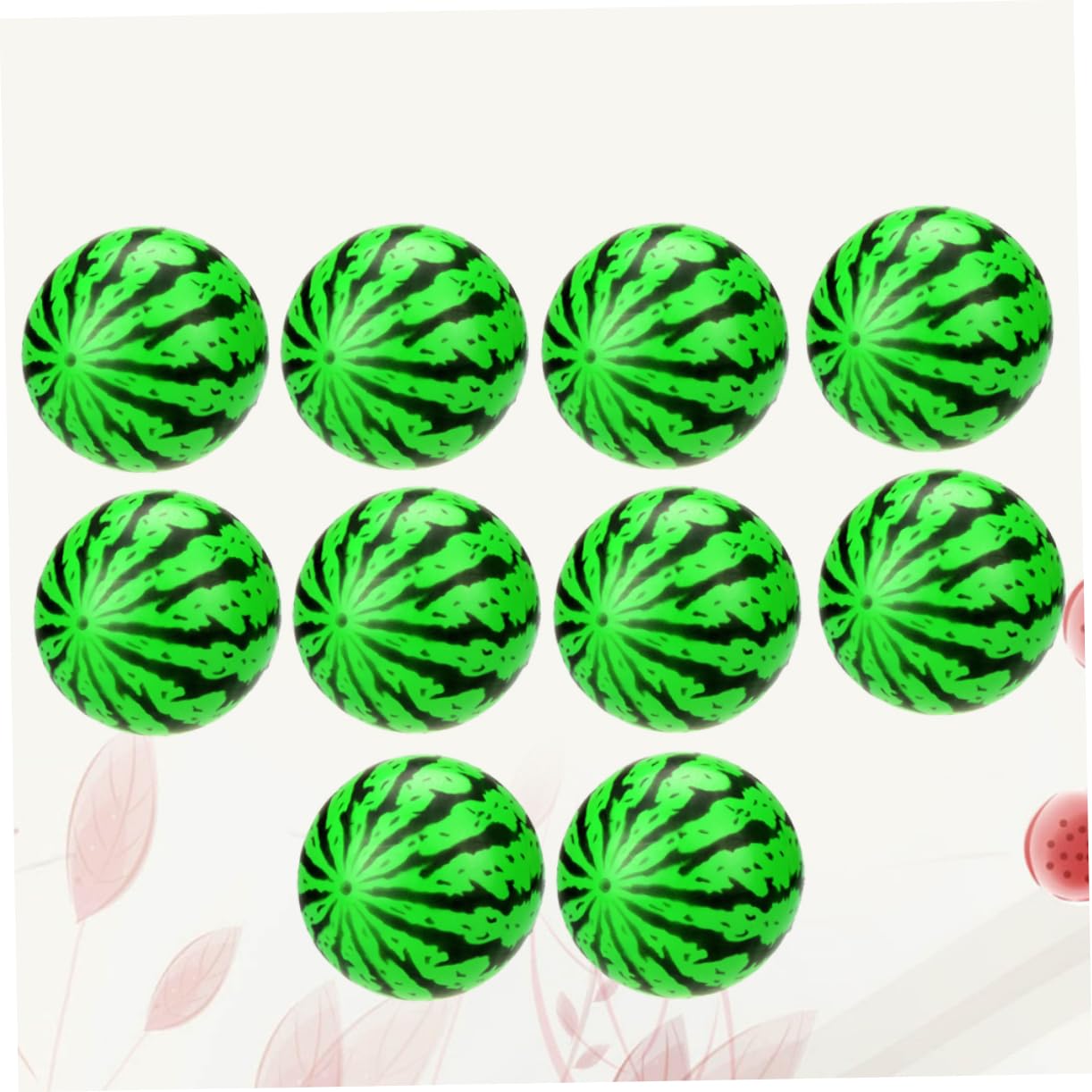 Sosoport 10PCS Watermelon Shape Inflatable Balls for for for Pool and Lake Activities Present