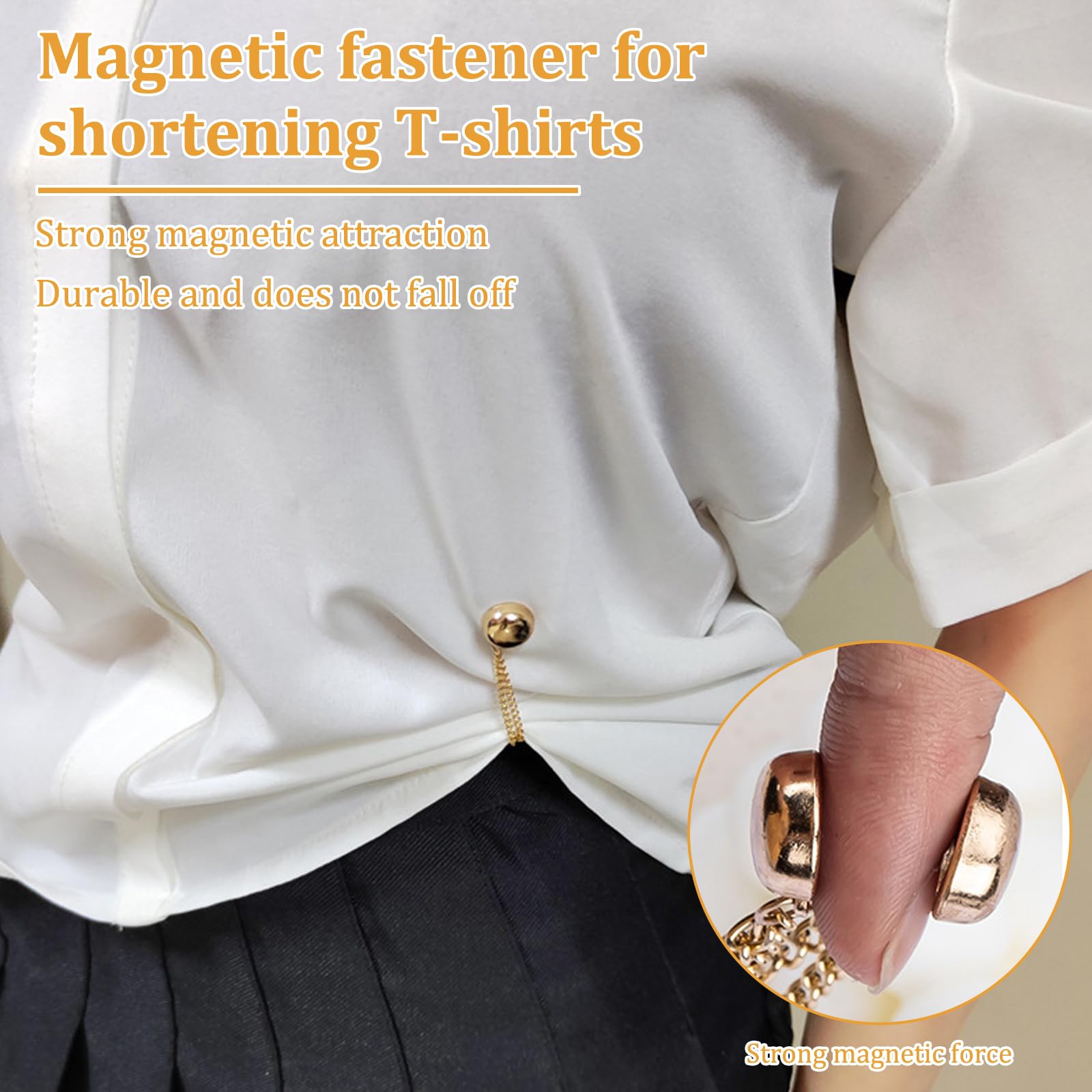 Magnetische Kleidungsclips - 8-tlg Set In 4 Farben - Ohne Nadeln Für Hosenbeine, Schals & Ärmel - Aus Aluminiumlegierung