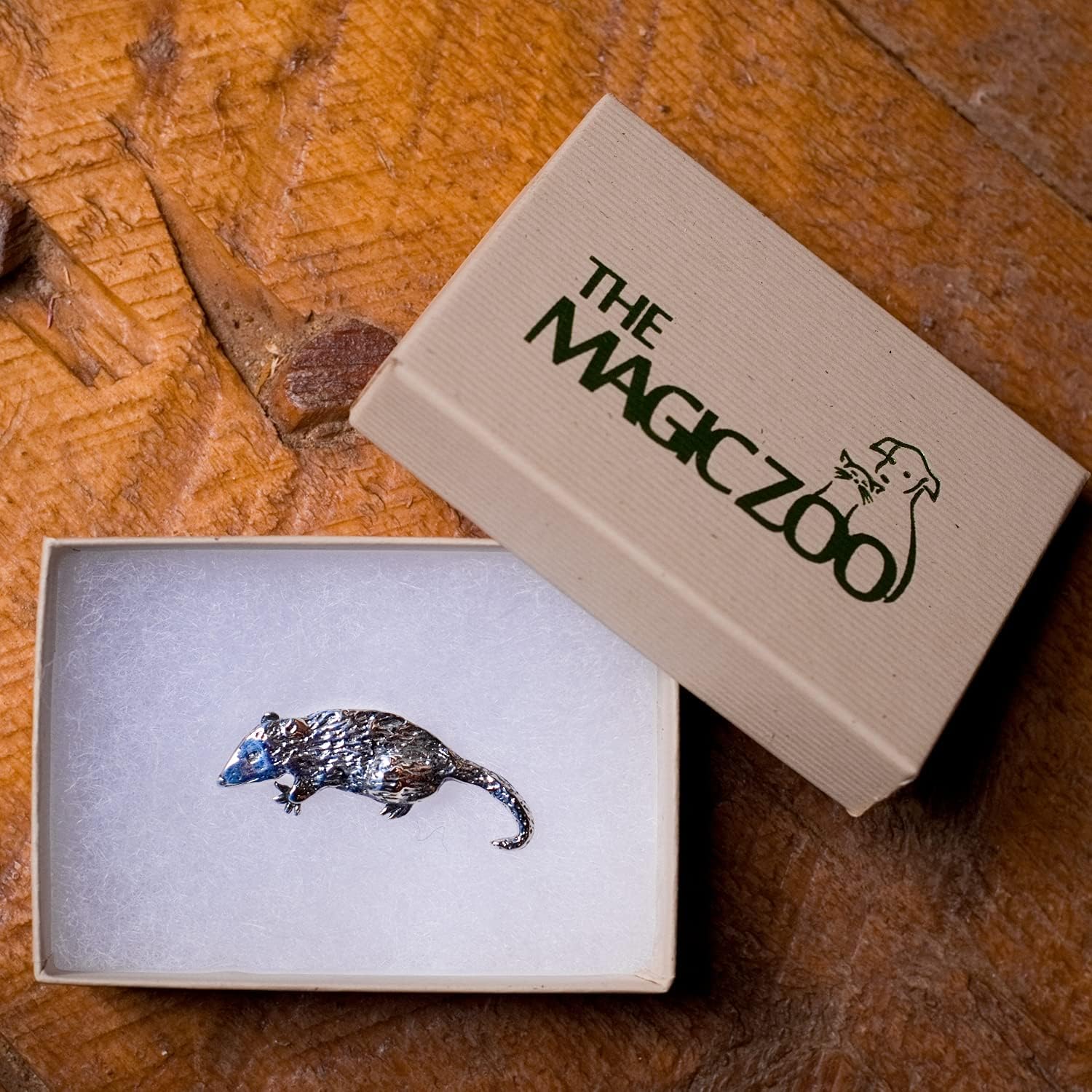 Sterling Silver Possum Pendant for Necklace – Opossum Pendant for Women – Handcrafted in the USA Possum Jewelry - Image 4