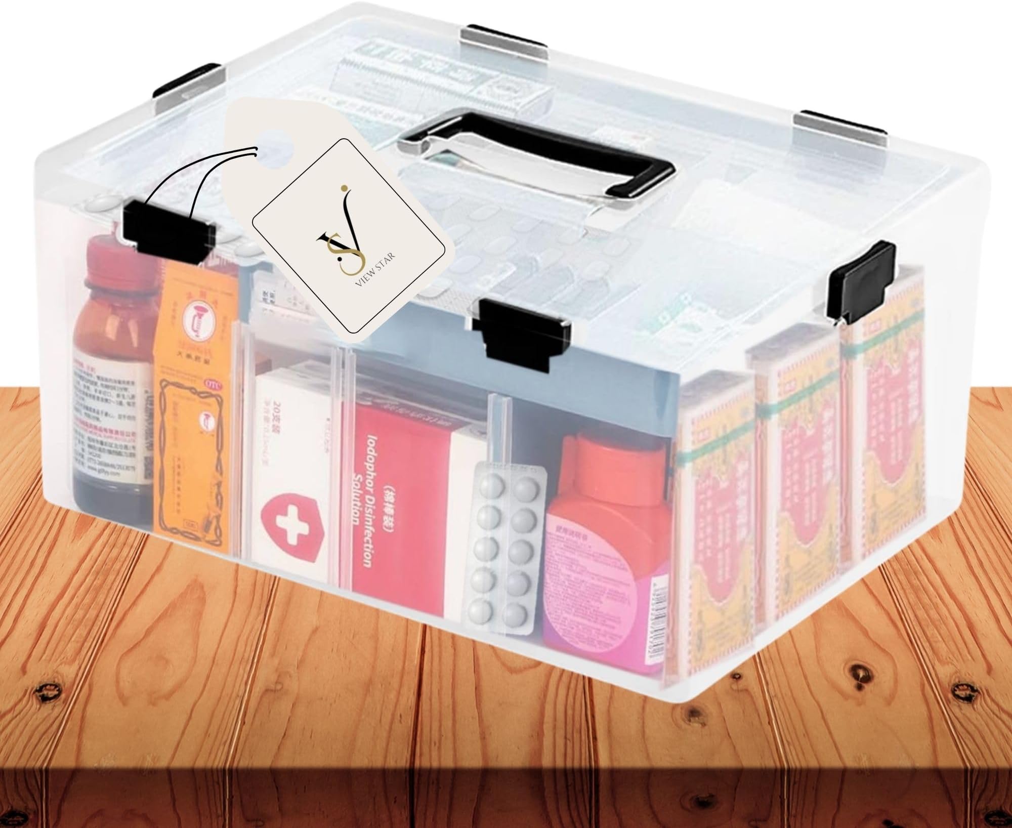 Medicine Box, First Aid Medical Box, Family Emergency Medical Travel Kit,Large Medicine Box Organizer for Home & Travelling, Organiser for Medicine (Medical Box)