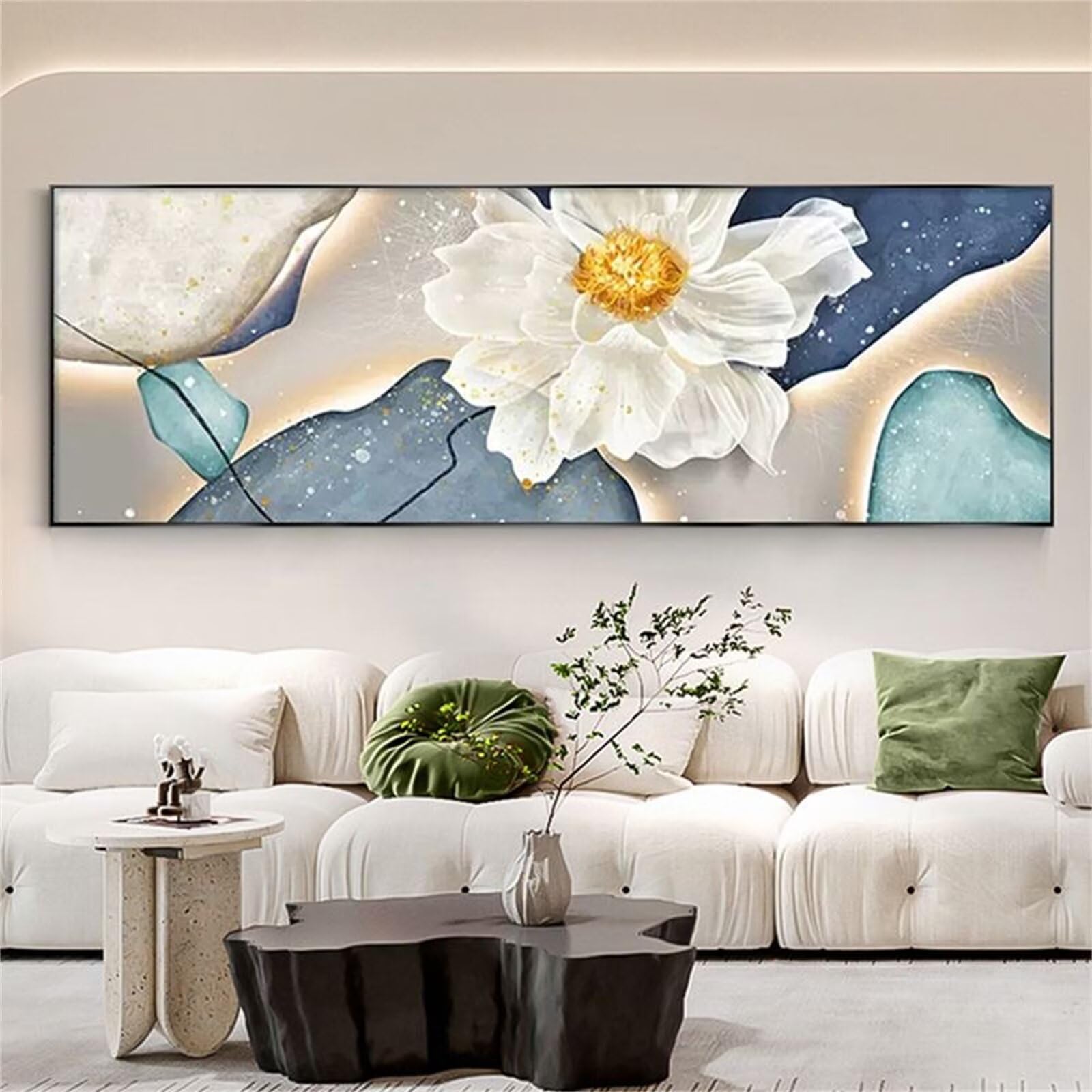 5D diamond painting fleur abstraite géante pour chambre