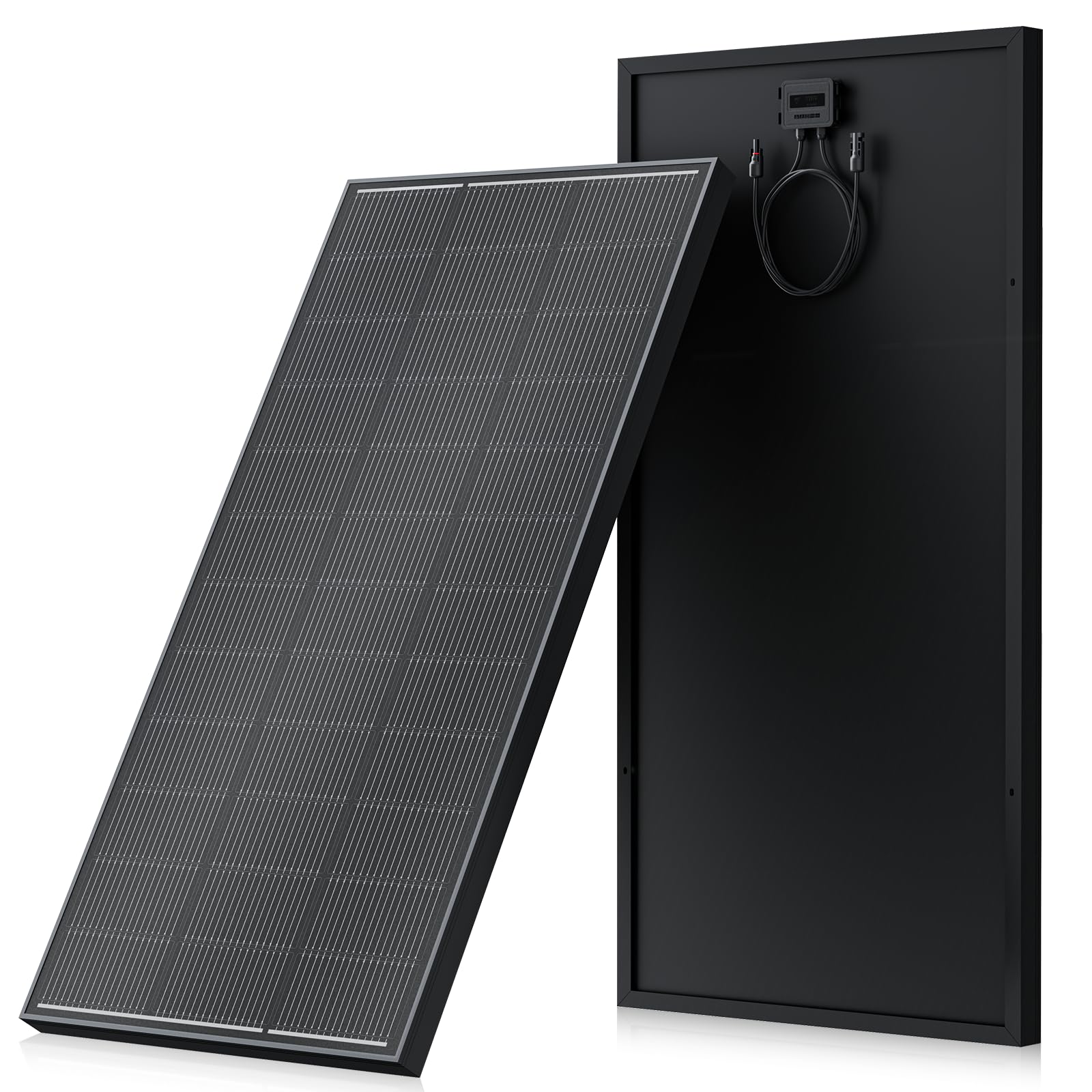 WERCHTAY Zonnepaneel 880 watt, N-type monocrystalline zonnepaneel, 18BB rasterlijntechnologie, 24,6% omzettingssnelheid PV-module voor balkonkrachtcentrale, camper, tuinhuisjes, off-grid-systemen