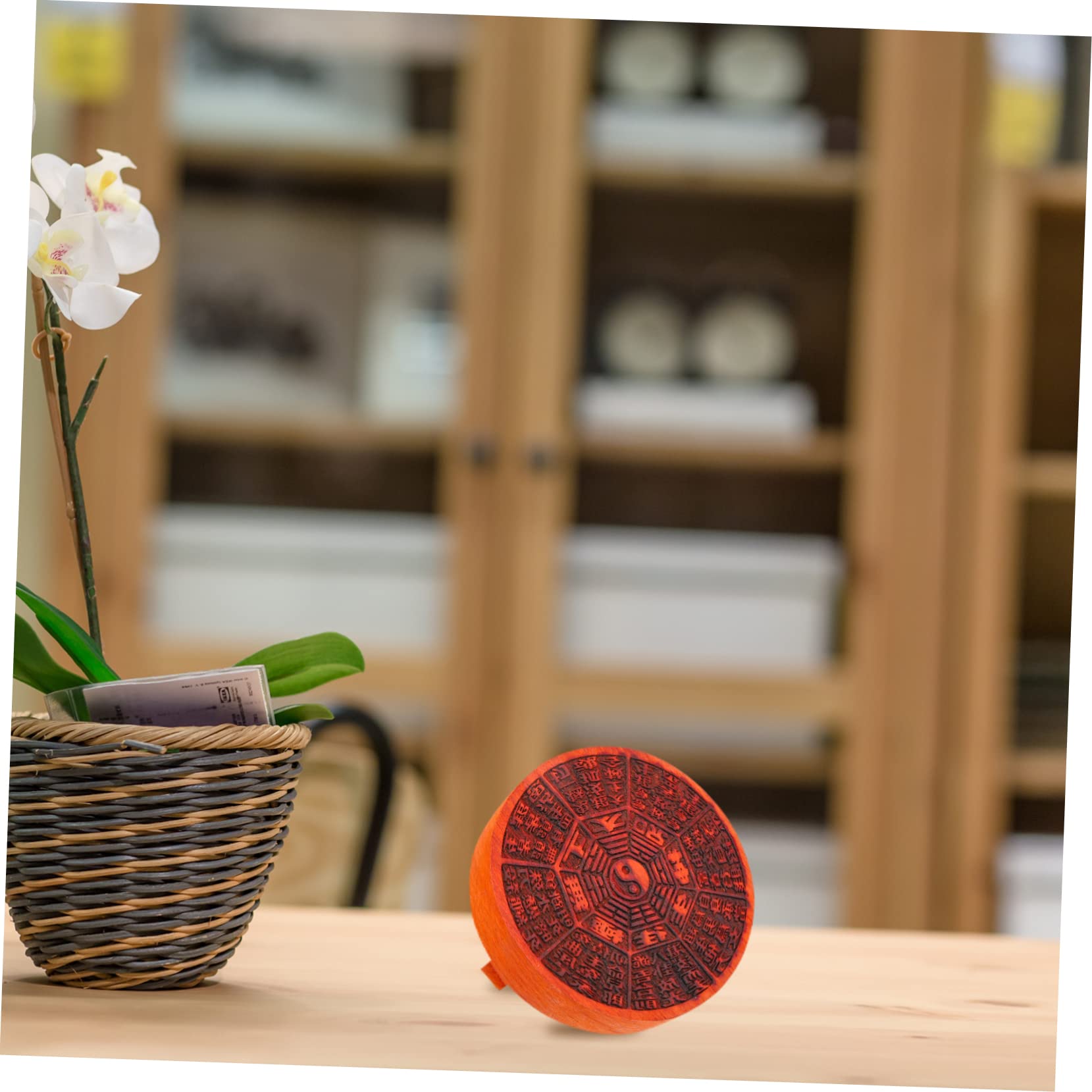 Lurrose 2stücke Holzstempel Bagua Chinesischer Stil Handstempel Für Dekoration Langlebig Vielseitig Einsetzbar Für Hochzeiten Feste Und Kreative Projekte Symbol Der Bagua-kultur