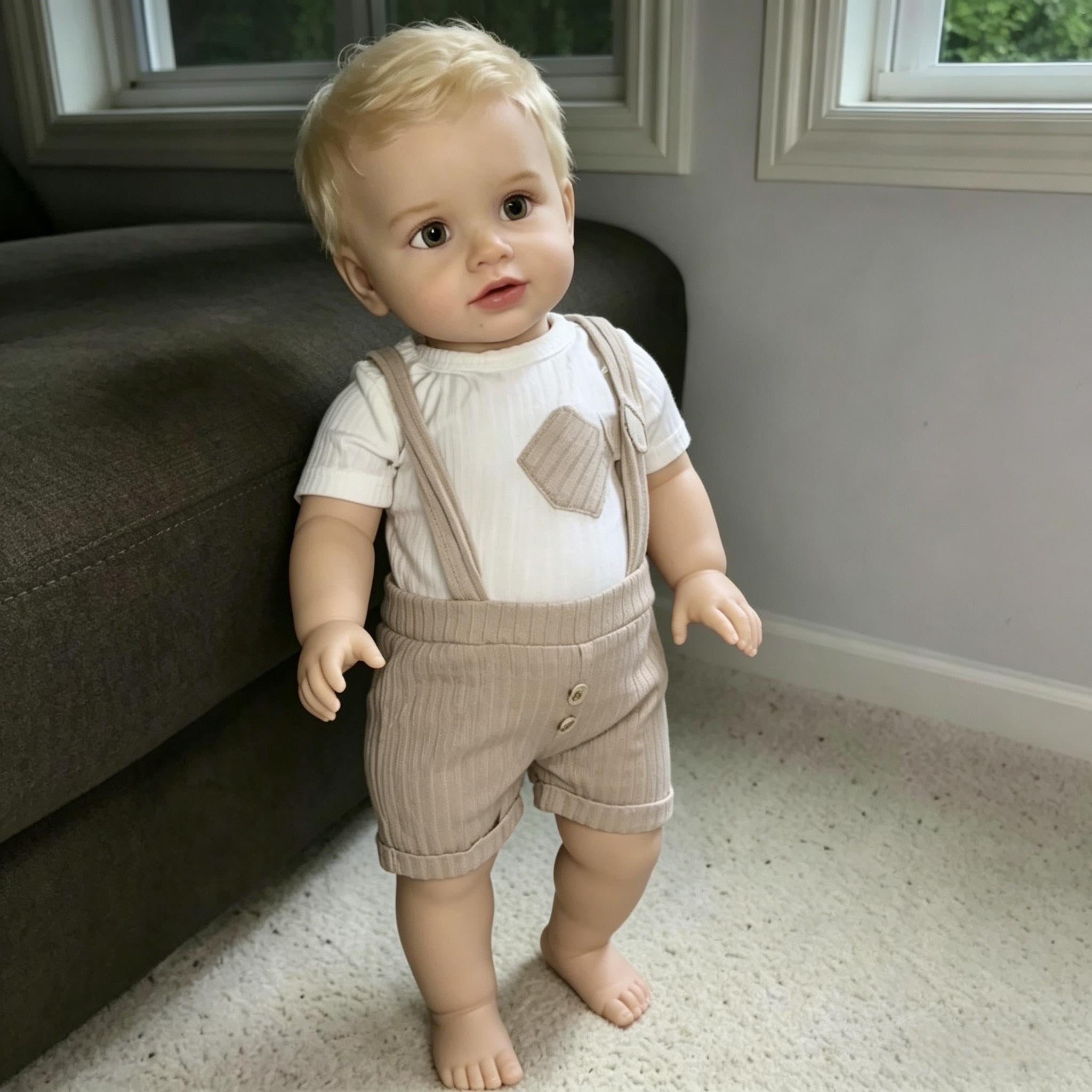 RXDOLL Big Size Reborn Baby Dolls 26 inch Realistic Reborn Toddler Boy Dolls Handmade Silicone Soft Vinyl Real Looking Baby Doll Lifelike Newborn Baby Dolls Toy Gifts โ image 1