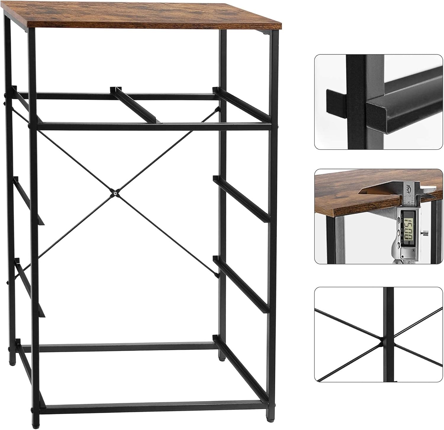 Exсluѕіvе Dіѕсоunt 60% Prісе CASATOCA Tall Dresser, Rustic Storage Cabinet with 5 Fabric Drawers, Organizer Unit for Bedroom, Entryway and Closets, Sturdy Steel Frame, Wooden Front and Top, Rustic Brown and Black