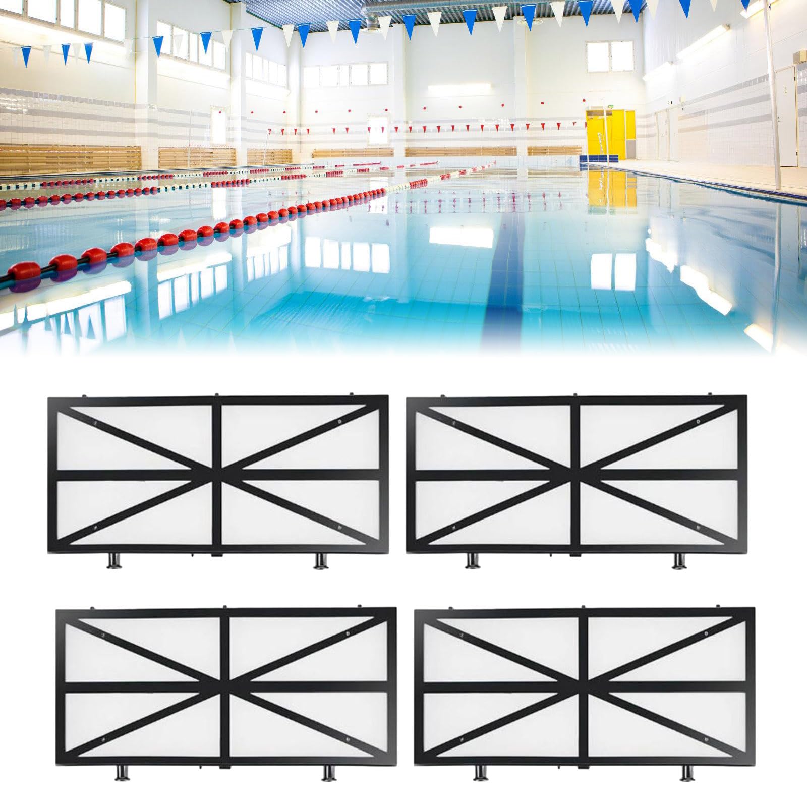 Generisch 4 piezas premium ABS filtro piscina piezas piezas piezas de repuesto para robot limpiador automático accesorios de mantenimiento de piscinas