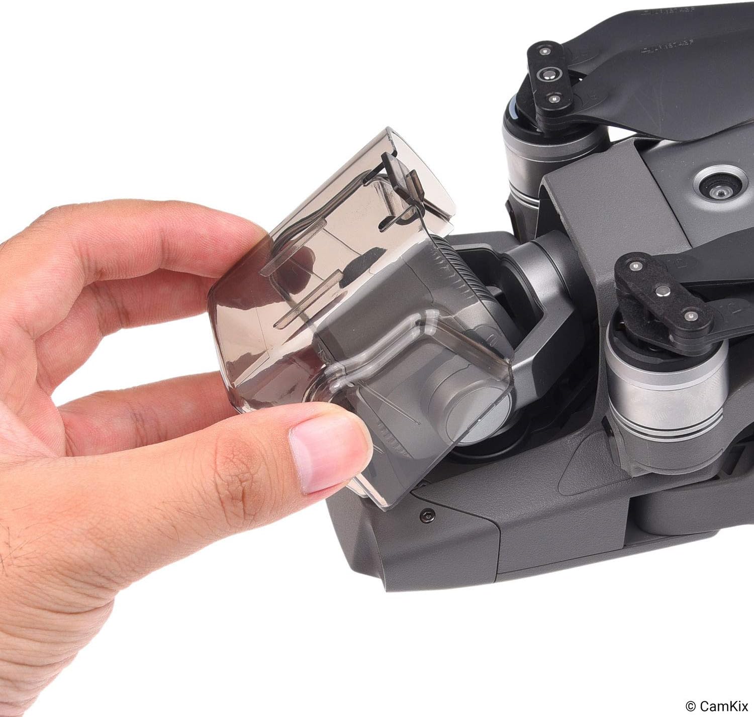 CamKix 2in1 Gimbal Lock and Camera Shield Compatible with DJI Mavic 2 Pro - Set of 2 - Locks The Position of The Gimbal - Shields The Camera Against Impacts - Essential Drone Protection Kit