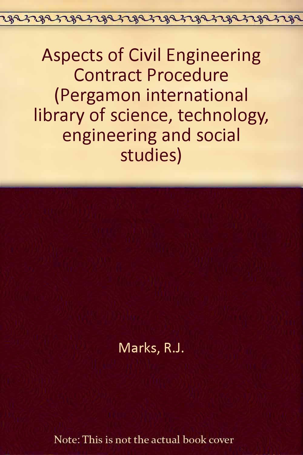 Buy Aspects of Civil Engineering Contract Procedure — BookShops.in