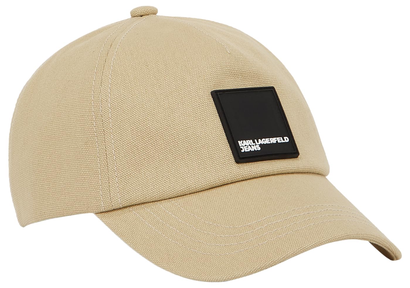 Karl Lagerfeld Jeans Men Box Logo Cap Pale Khaki One size