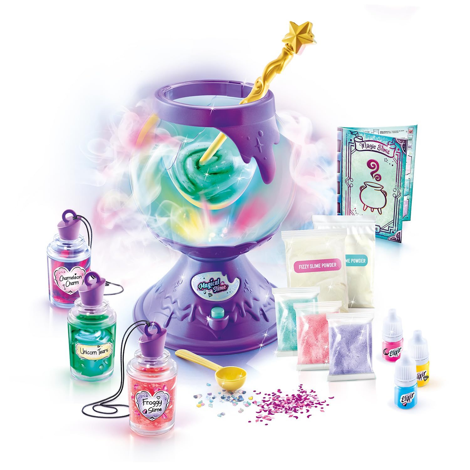 C Toys - So Slime – Die Zaubertränke für Kinder ab 6 Jahren – Geschenkidee für 10 personalisierte Slimes mit magischen Effekten – SSC 371