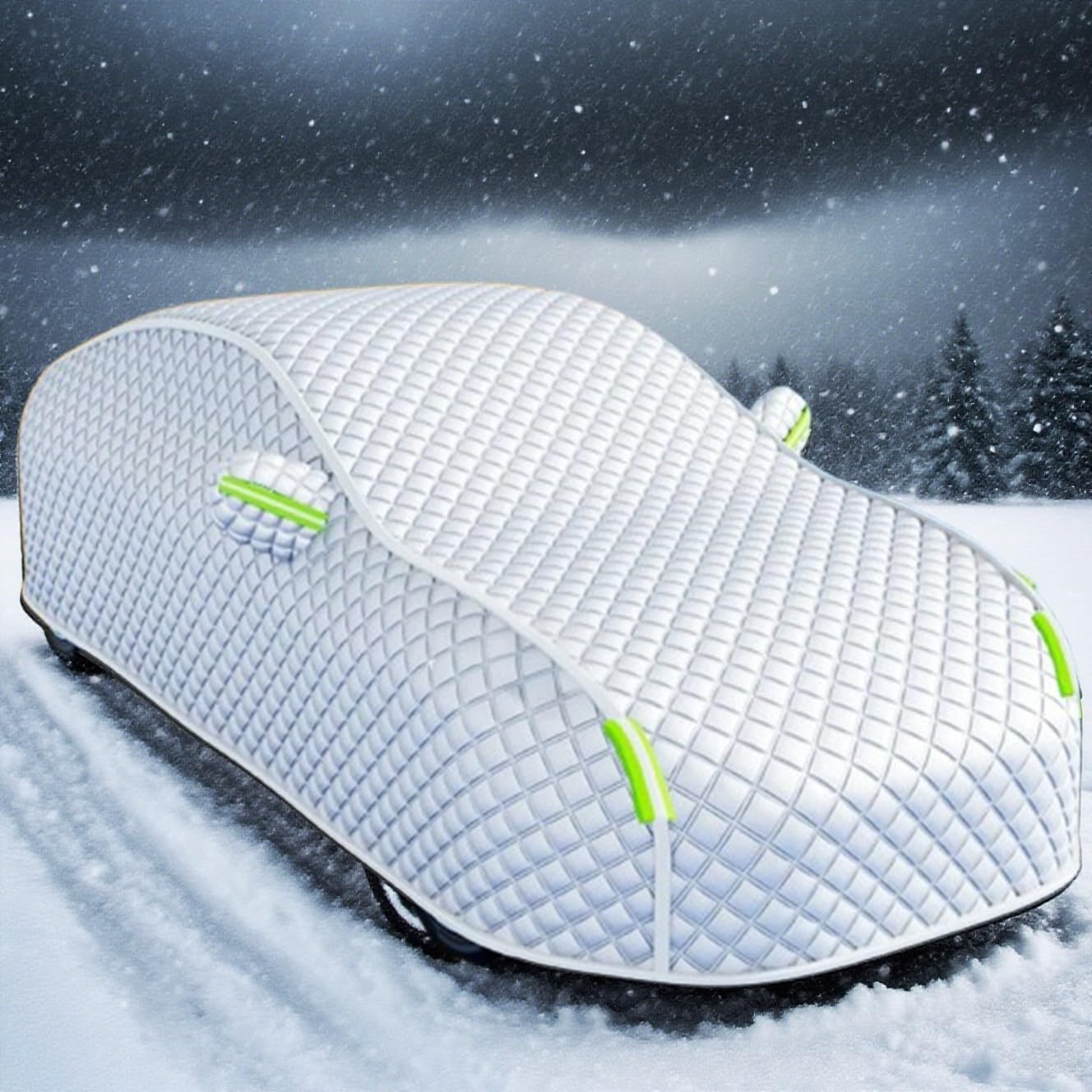 Telo Copriauto Antigrandine per Skod SSuperb Combi 2024 Telo Antigrandine per Auto, Impermeabile Telo Auto Invernale Esterno 5 Strati Imbottiti Temporali, Copertura Auto per Esterno Anti UV(Silver)