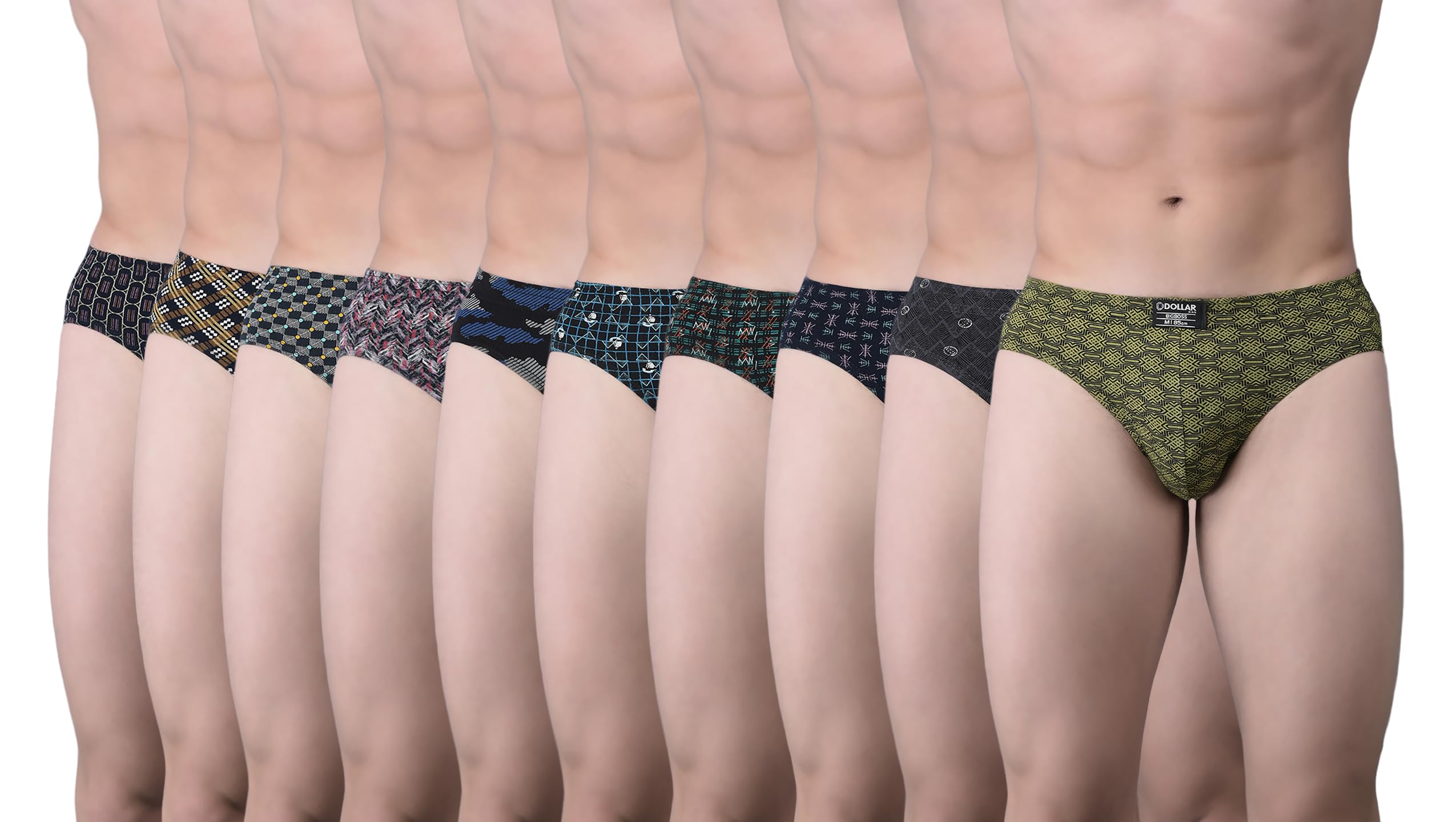 dollar bigboss Men's Solid Cotton Brief (Colour May Vary)-picture-7