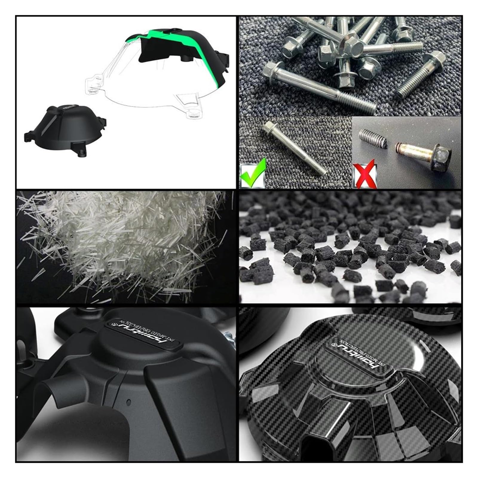 Amazon.co.jp: バイク ジェネレーターカバー クラッチカバー エンジン