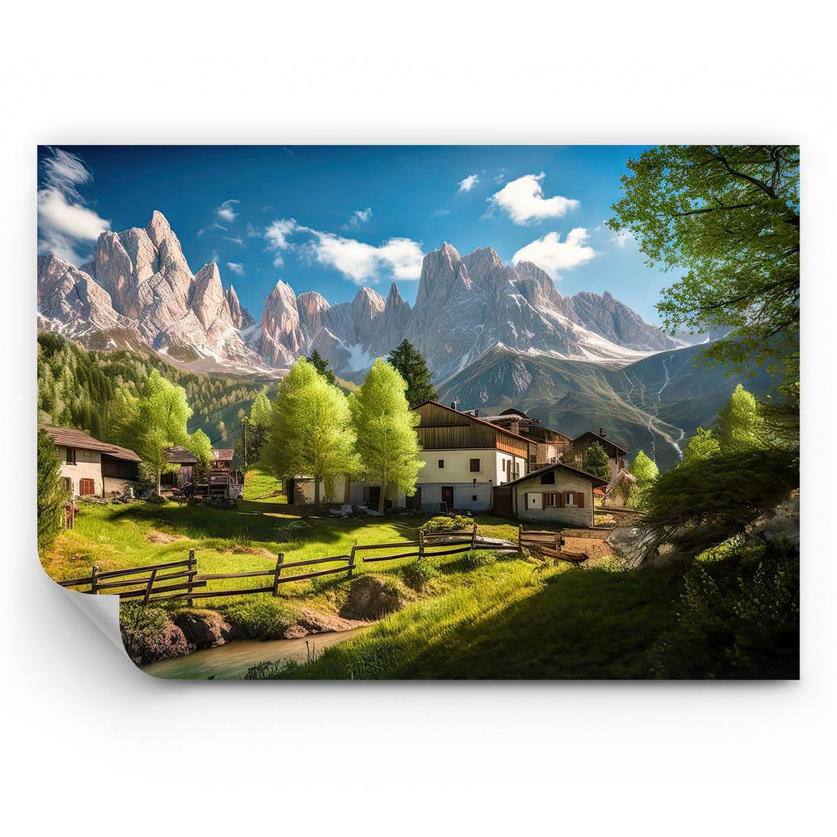 Carta da Parati Vinile in TNT 300x210 cm Architettura Paesaggi - 5814 - WF2