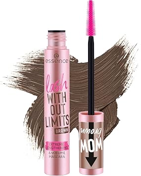 essence lash WITHOUT LIMITS BROWN EXTREME LENGTHENING & VOLUME MASCARA, longlasting, volumizing, lengthening 13ml | Long Lasting, Extending, Volumizing, Mascara