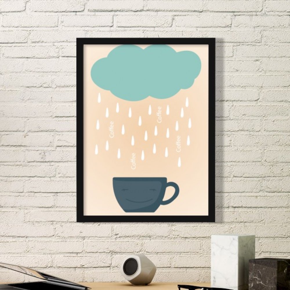 Cadre photo en bois noir medium de qualité supérieure peinture art météo DIYthinker