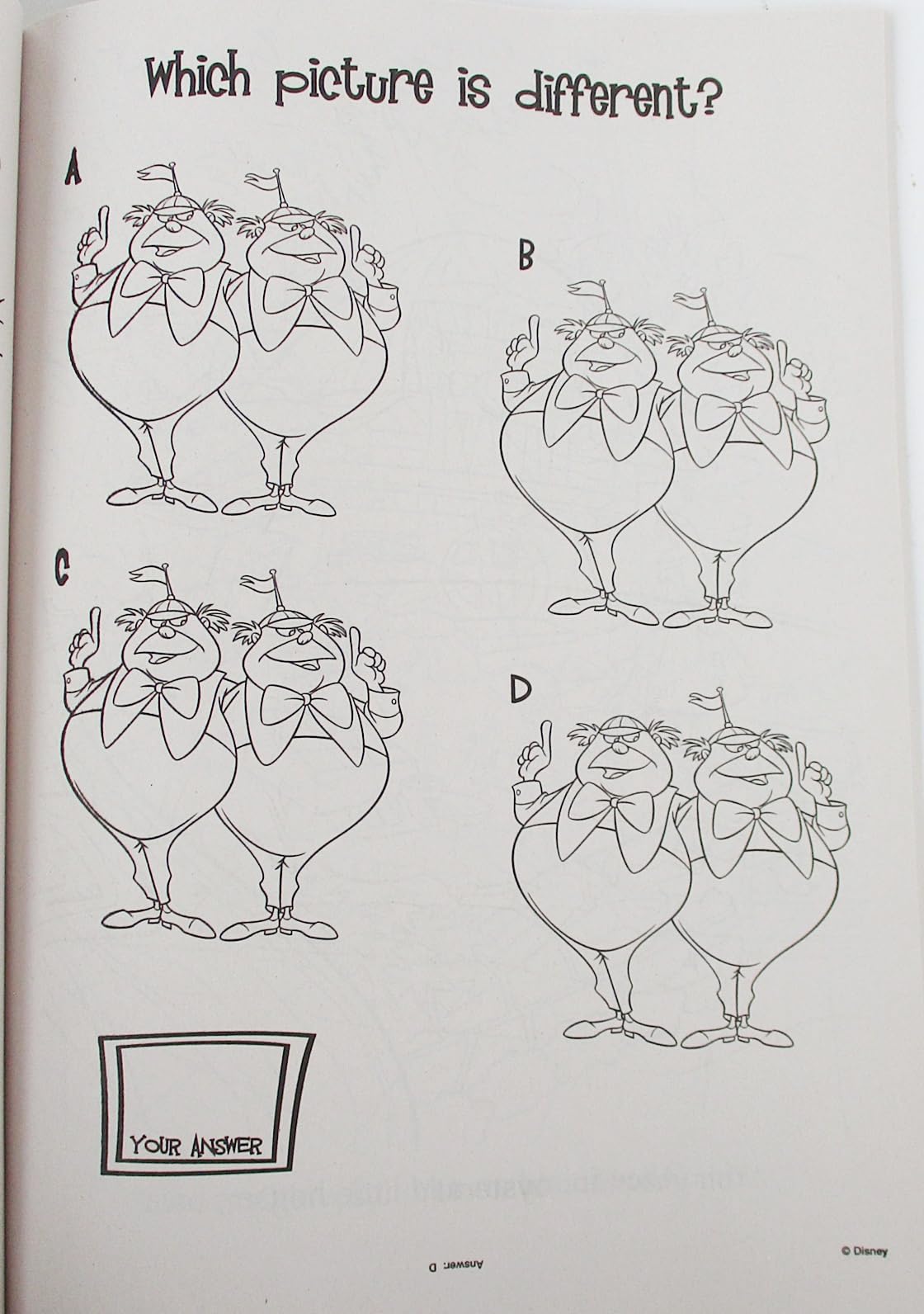 Alice in Wonderland Coloring + Activity Book Favor or Gift for Children - ''Let's Have Tea!'' - 80 Pages - Image 2