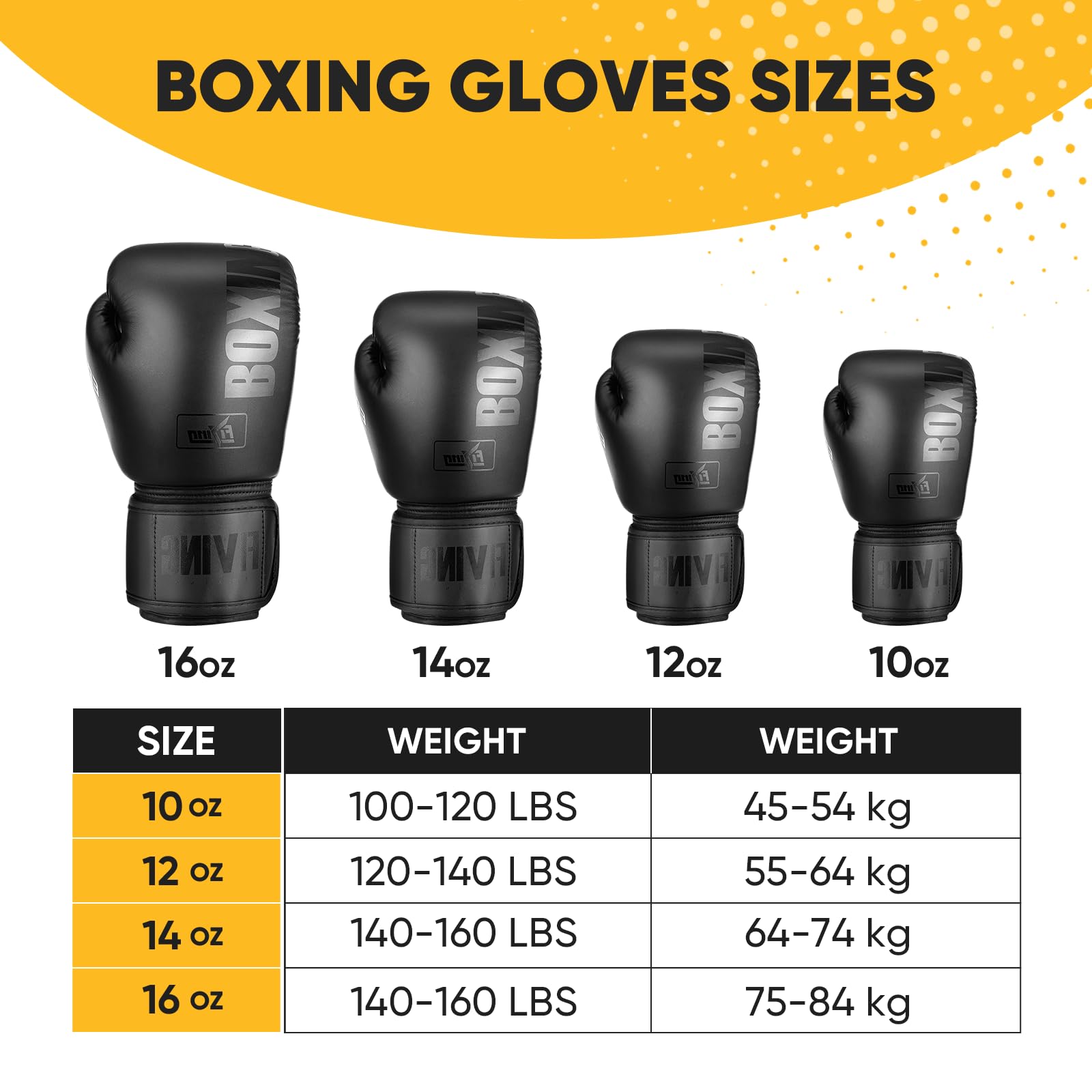 Boxhandschuhe für Damen und Herren, Boxing Training Gloves,geeignet für Boxen, Kickboxen, gemischte Kampfsportarten, Thai, MMA, Kampftraining