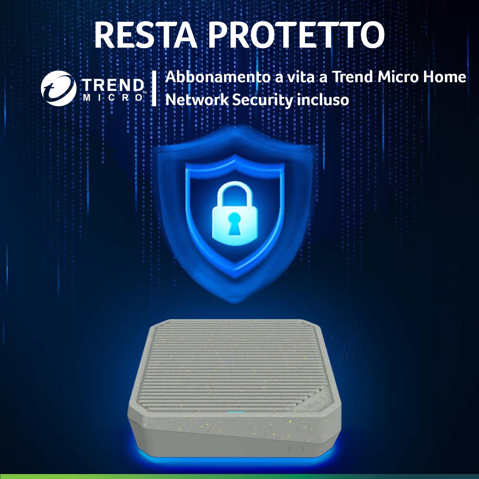 Acer Connect Vero W6m Wi-Fi 6E Router Wifi, Router 5G, Mobile Hotspot, Router Wifi 6E Tri Band, Processore Quad Core 2 GHz ARM Cortex, Porta Ethernet 2.5Gbps, 4 Porte Ethernet 1 Gbps, Router Mesh