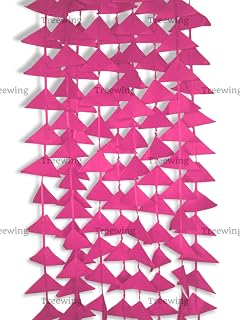 Treewing 10Pcs Decorative Triangle Net Cloth Garlands 4ft. Hanging for Mehndi, Haldi, Wedding, Party Décor/Backdrops, Home... Price In India