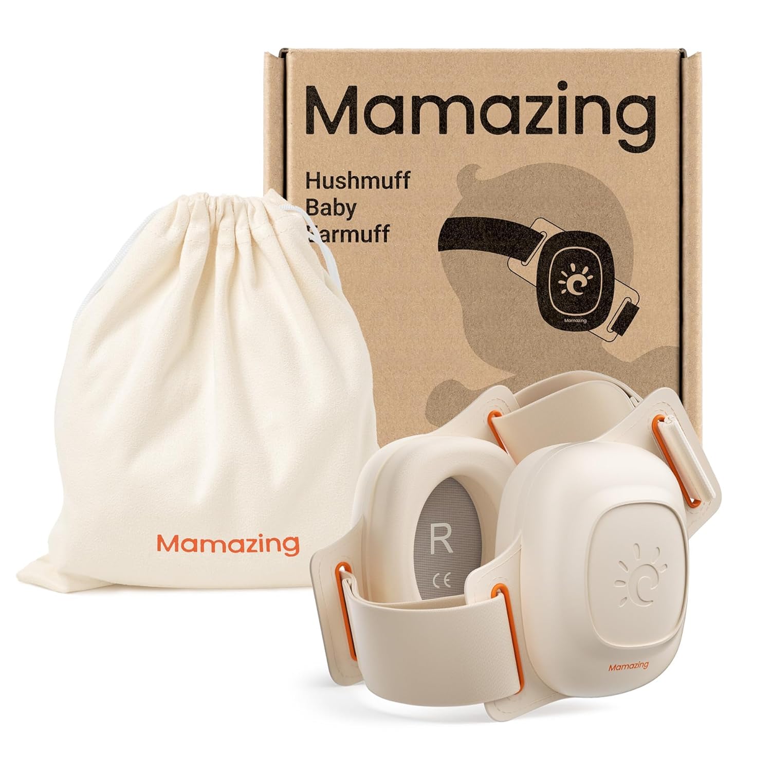 MAMAZING Baby Ear Muffs for Newborns to Toddlers 3–48 Months, 25dB Noise Cancelling Headphones for Airplane Travel, Party and Fireworks, Soft & Adjustable Baby Hearing Protection, CE & ANSI Certified