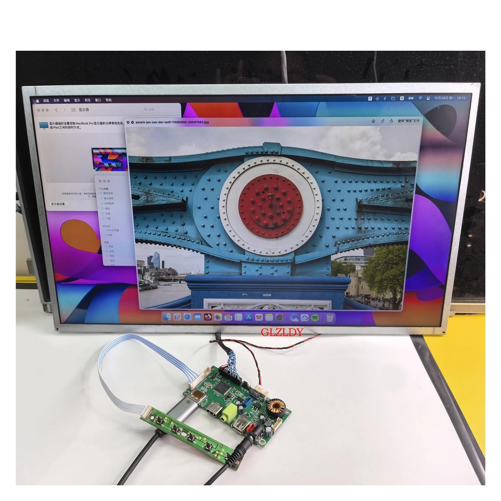 Kit Scheda Driver for Monitor LCD Kit Driver EDP | M215HAN01 M215HTN01 M215HW03 LM215WF3 LM230WF3 LM238WF1 Kit driver EDP USB LVDS DP 1920 * 1080 a 30 pin(HR215WU1 series)